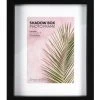 Cooper & Co Set of 2 20x25cm mat to 13x18cm Set of 2 Black Shadow Box Wooden Photo Frame