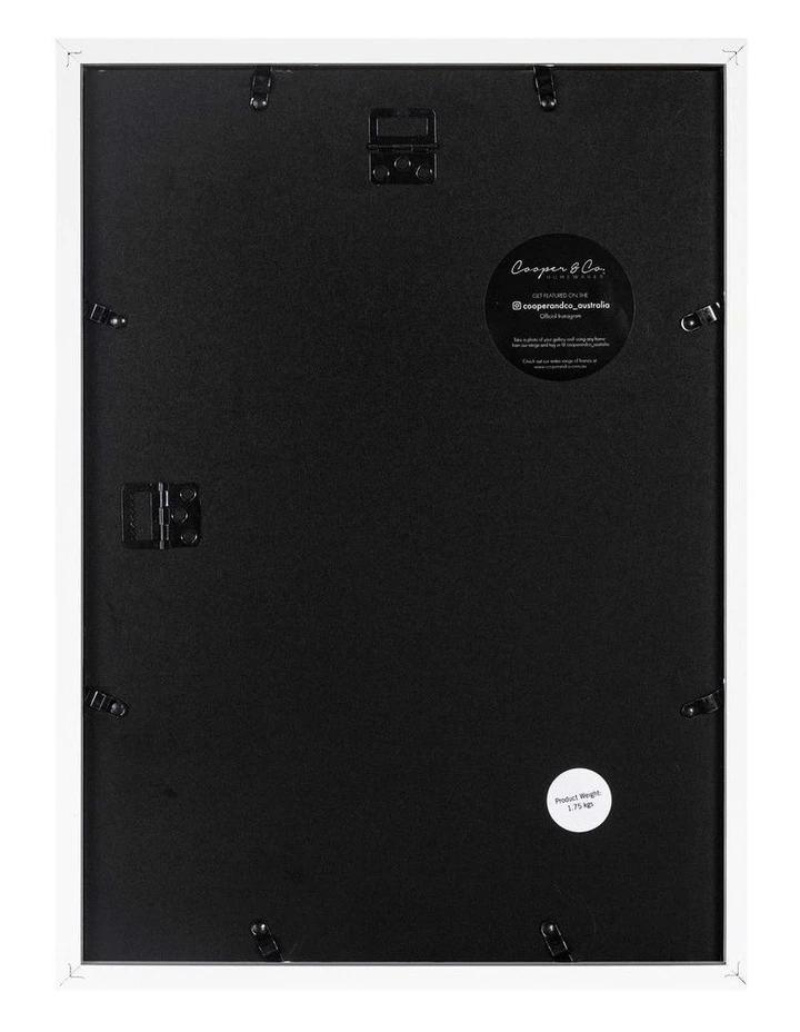 Cooper & Co Set of 2 A3 mat to A4 White Shadow Box Wooden Photo Frame 2 Cooper & Co Set of 2 A3 mat to A4 White Shadow Box Wooden Photo Frame - Image 2