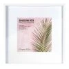 Cooper & Co Set of 1 50x50cm mat to 30x30cm White Shadow Box Wooden Photo Frame