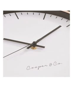 Cooper & Co 30cm Rose Gold Nelson Silent Movement Round Wall Clock -The Shine Nook Sales Store 803749420 5 720x928