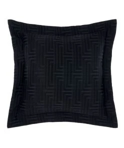 Grace by Linen House Winston Cushion In Black