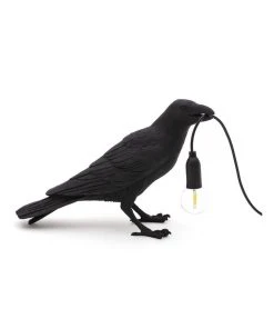 Seletti Bird Lamp Standing - Black