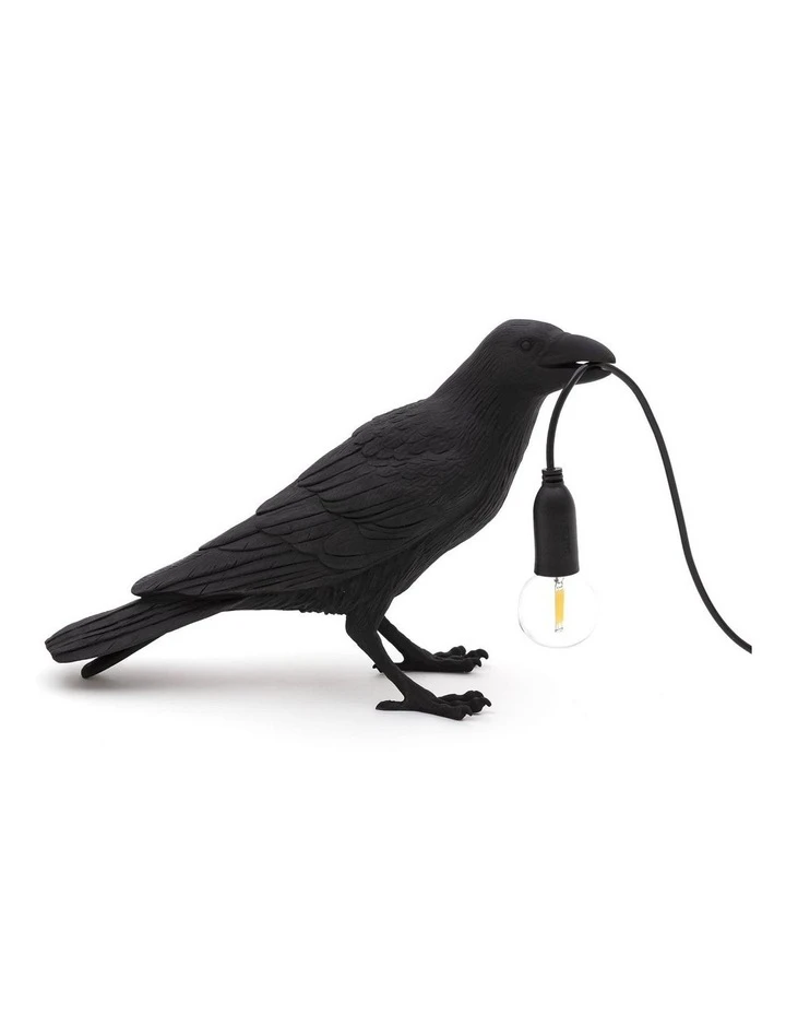 Seletti Bird Lamp Standing - Black 2 Seletti Bird Lamp Standing - Black - Image 2