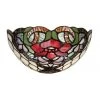 G&G Bro Alicia Flush Tiffany Wall Light
