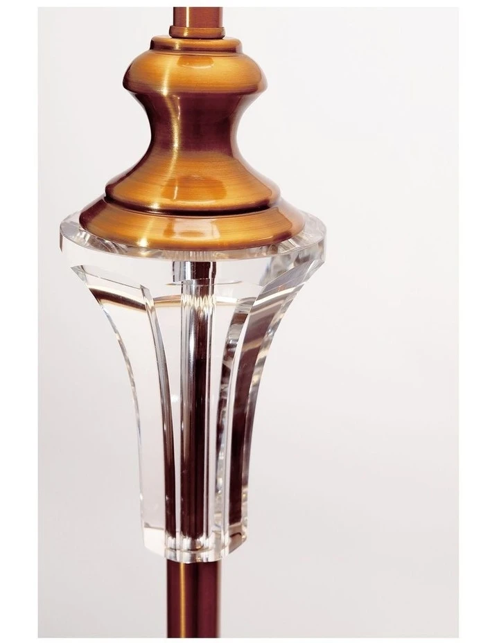 Lexi Lighting Vienna Crystal Brass Floor Lamp 5 Lexi Lighting Vienna Crystal Brass Floor Lamp - Image 5