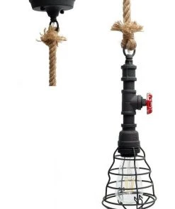 Lexi Lighting Vantage Pipe Pendant Light Rusty