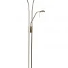 Lexi Lighting Frisco Mother & Child LED Floor Lamp Antique Brass