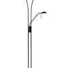 Lexi Lighting Frisco Mother & Child LED Floor Lamp Black