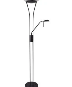 Lexi Lighting Frisco Mother & Child LED Floor Lamp Black