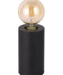 Lexi Lighting Marlo Touch Table Lamp Black LED Globe Included