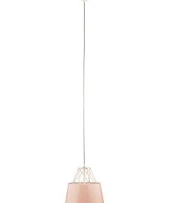 Lexi Lighting Kaelan Metal Pendant Light Pink
