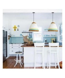 Lexi Lighting Jane Paper Pendant Light Brown -The Shine Nook Sales Store 807550120 5 720x928