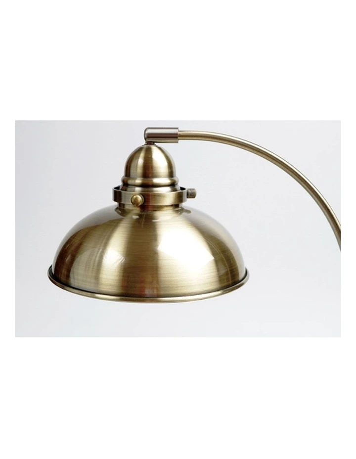 Lexi Lighting Manor Metal Table Lamp Weathered Brass 2 Lexi Lighting Manor Metal Table Lamp Weathered Brass - Image 2