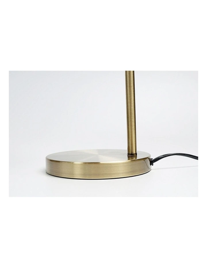 Lexi Lighting Manor Metal Table Lamp Weathered Brass 5 Lexi Lighting Manor Metal Table Lamp Weathered Brass - Image 5