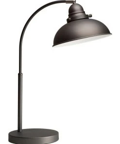 Lexi Lighting Manor Metal Table Lamp Antique Chrome