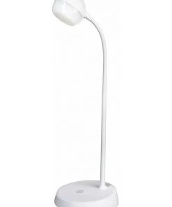 Lexi Lighting Inbuilt LED Touch Button Gooseneck Desk Lamp - Dual Power