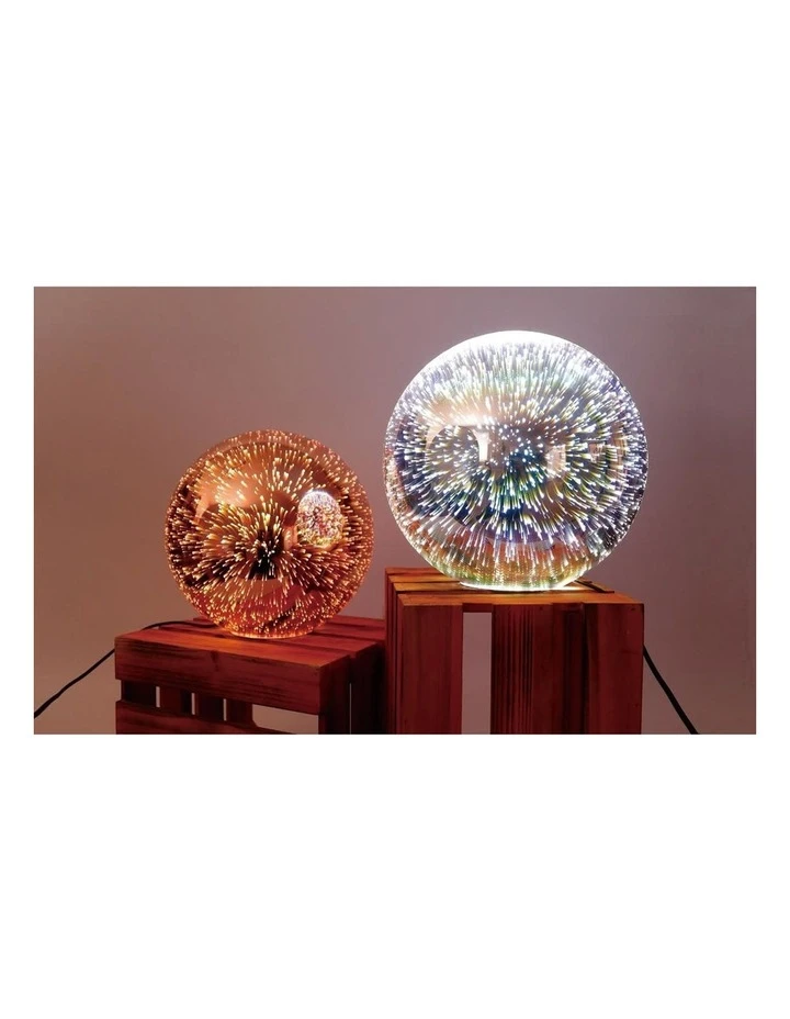 Lexi Lighting Javarone Glass Table Lamp - Single light Copper 2 Lexi Lighting Javarone Glass Table Lamp - Single light Copper - Image 2