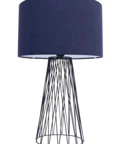 Lexi Lighting Albus Table Lamp Blue