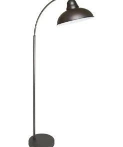 Lexi Lighting Manor Metal Floor Lamp Antique Chrome