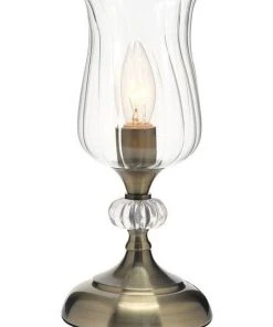 Lexi Lighting Samantha Table Lamp Antique Brass