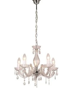 Lexi Lighting La Spezia Acrylic Chandelier Light Clear