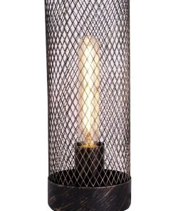 Lexi Lighting Clara Touch Table Lamp Black LED Globe Included