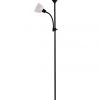 Lexi Lighting Georgia Mother and Child Floor Lamp Black