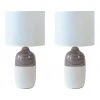 Lexi Lighting Botany Ceramic Table Lamp Set of 2