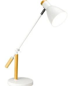 Lexi Lighting Scandinavian Style Adjustable Table Lamp White