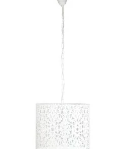Oriel Lighting Vicky 35cm Pendant Light White