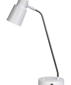 Oriel Lighting Rik Desk Lamp Brushed Chrome