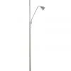 Oriel Lighting Up2 Led Mother and Child LED Floor Lamp Brushed Chrome