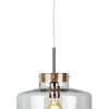 Oriel Lighting 30cm Holbeck Scandinavian Glass Pendant Light