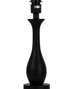 Oriel Lighting Barton Matt Table Lamp Base Only Black