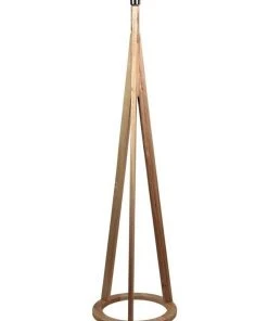 Oriel Lighting Stabb Timber Tripod Floor Lamp Base