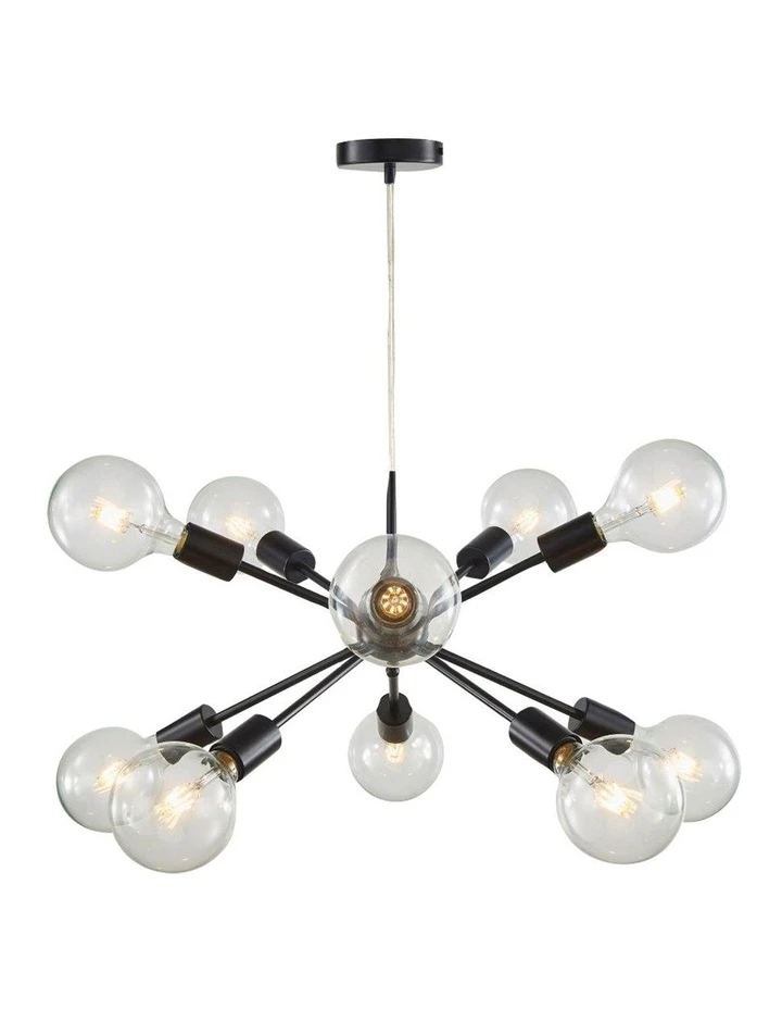 Oriel Lighting Sputnik Groovy Satellite Pendant Light 10 Lights 1 Oriel Lighting Sputnik Groovy Satellite Pendant Light 10 Lights