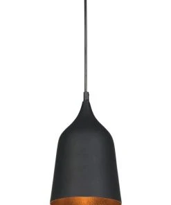 Oriel Lighting Plato Single Pendant Light Black