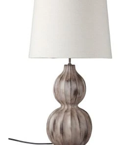 Oriel Lighting Autumn Ribbed Table Lamp