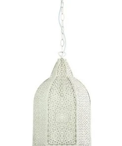 Oriel Lighting Istanbul Wrought Pendant Light Antique White