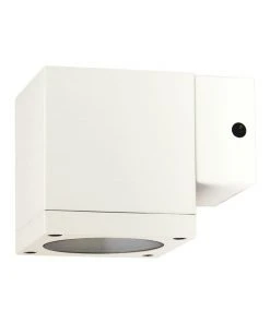 Oriel Lighting Kube Single Exterior Light White