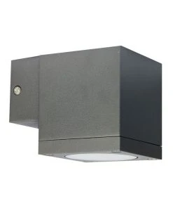 Oriel Lighting Kube Single Exterior Light Graphite