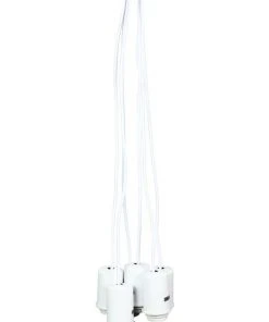 Oriel Lighting Pop Multi Drop Pendant Light White