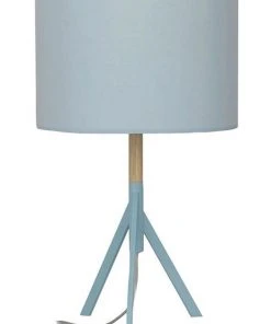 Oriel Lighting Micky Complete Table Lamp Blue