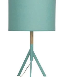 Oriel Lighting Micky Complete Table Lamp Green