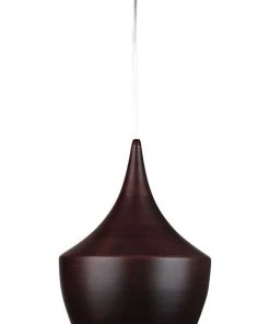 Oriel Lighting Chino 3 Metal Shade Pendant Light Brown