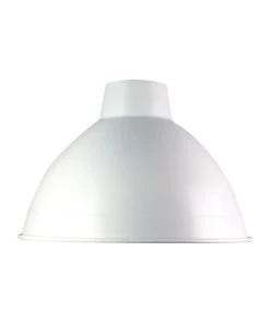 Oriel Lighting Yard Industrial Style Shade 47cm White