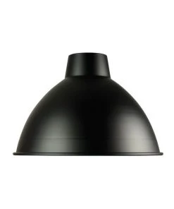 Oriel Lighting Yard Industrial Style Shade 47cm Black