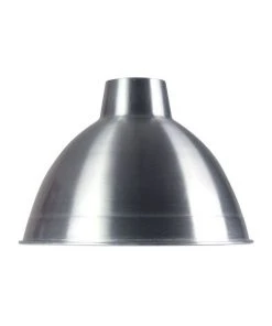 Oriel Lighting Yard Industrial Style Shade 35cm Polished Aluminium