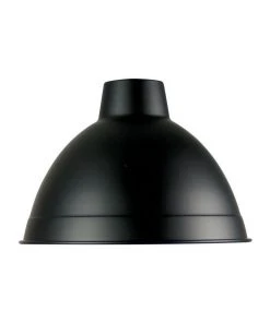 Oriel Lighting Yard Industrial Style Shade 35cm Black