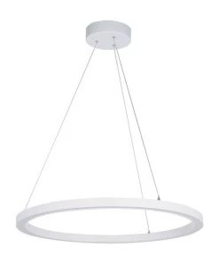 Oriel Lighting Nimbus 40cm LED Ring Pendant Light White